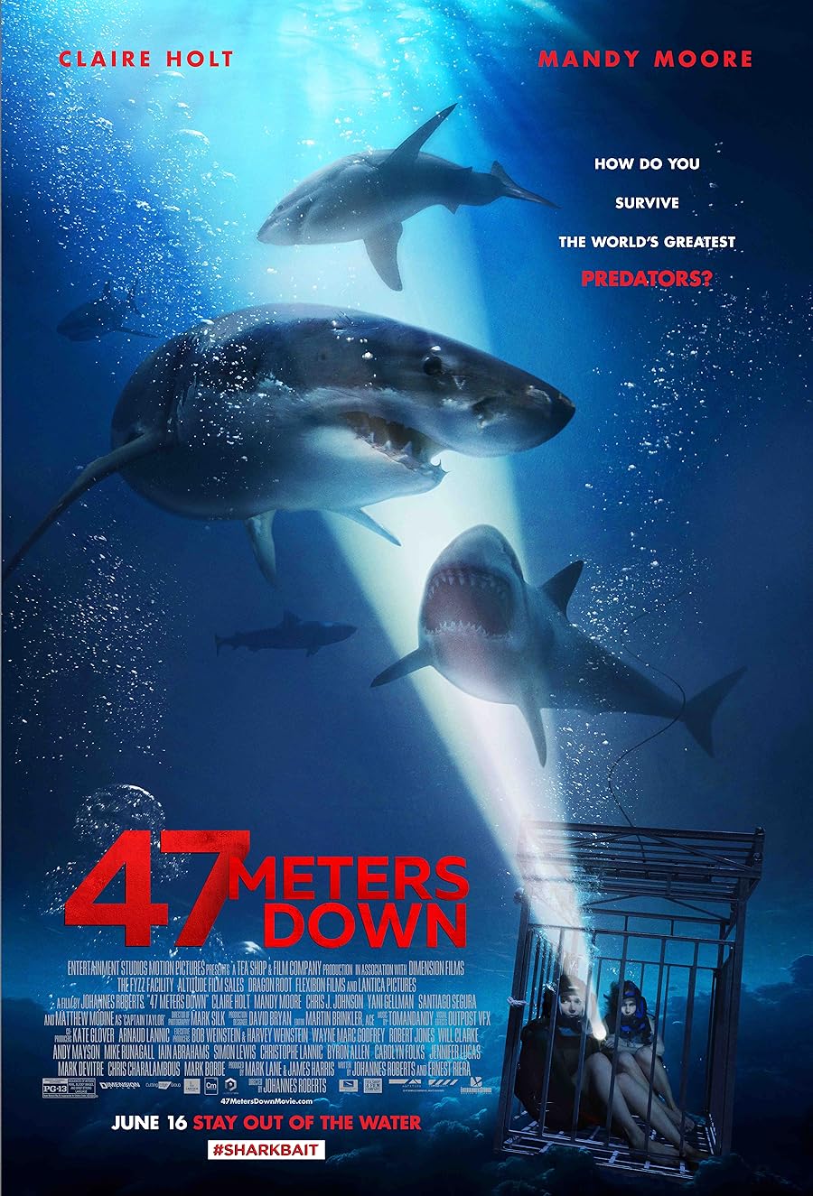 دانلود فیلم 47 Meters Down 2017 با زیرنویس فارسی چسبیده